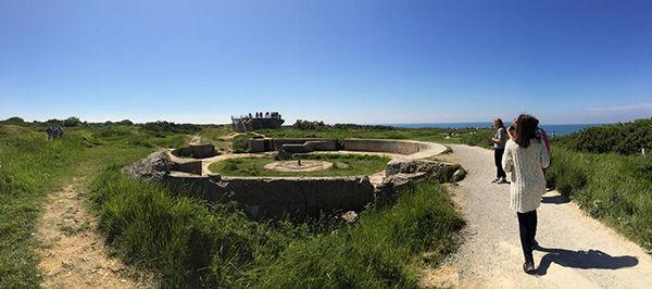 photo by Victoria Rivas
Point du Hoc overlooks the coast of Normandy and was once a location for German bunkers.
