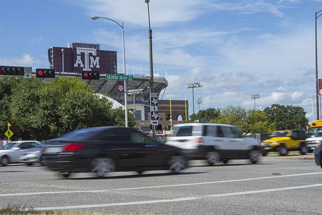 Photo by Shelby Knowles
Destination Aggieland app offers live updates of traffic conditions and allows users to buy parking spaces before getting to campus.