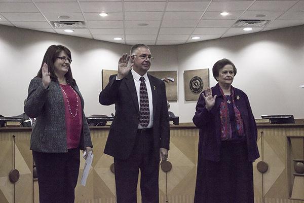 Allison Bradshaw — THE BATTALION
College Station City Council swore in three members elected in November on Tuesday night.