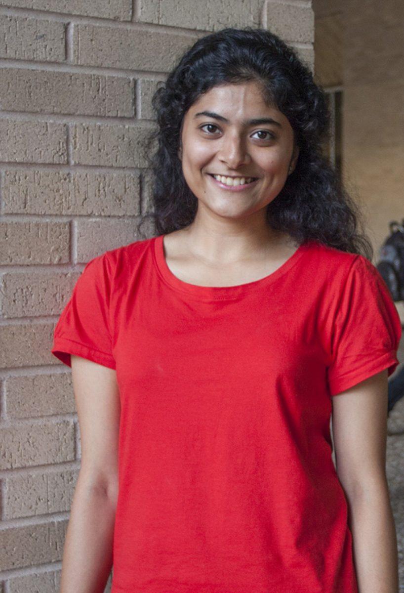 <p>Photo by Nikita Redkar</p><p>Chaitra Ambadipudi, computer science graduate student, was a playback singer in a blockbuster Bollywood movie.</p>