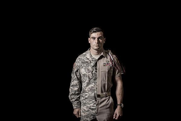 Tanner Garza — THE BATTALION
Blake Parson, history junior, served for five years before coming to A&M.