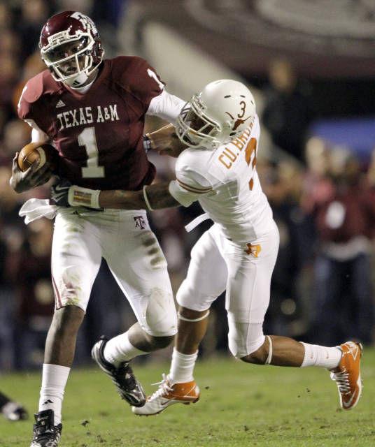 Jerrod Johnson threw for 342 yards and four touchdowns in his last rivalry game, a 49-39 loss to then-No. 3 Texas.