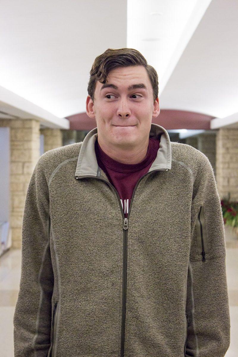 Allison Bradshaw — THE BATTALIONSupply chain management senior Andy Hurst is known for his prank videos featuring Aggie traditions.