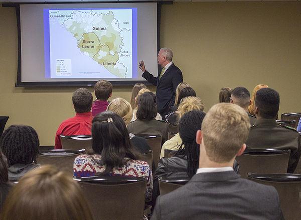 Shelby Knowles — THE BATTALION
Dr. Giroir discusses why Ebola broke out on a pandemic level in West Africa. 