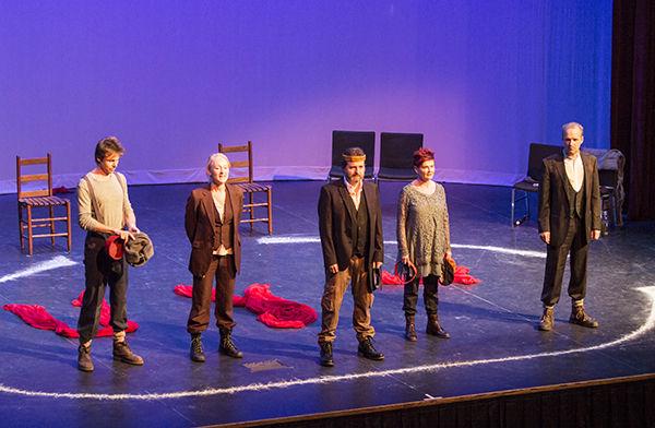 Actors from the London Stage performed Macbeth in Rudder Theater Thursday evening.
Photo by Cody Franklin