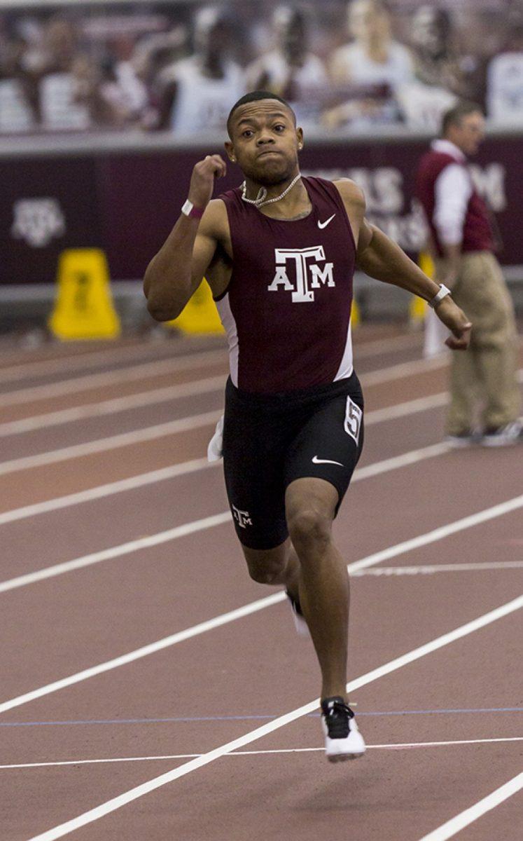 Photo by Cody Franklin The Aggie men look to win their last home meet of the season this weekend. 