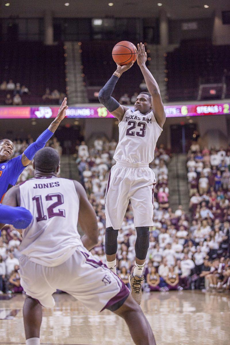 Vanessa Pena — THE BATTALIONJunior guard Danuel House, shown in a recent home win over Florida, made seven 3-pointers on the road Saturday against Tennessee.