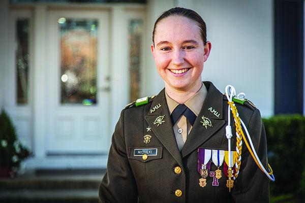 PROVIDEDAlyssa Michalke, the 2015-2016 commander of The Corps of Cadets 