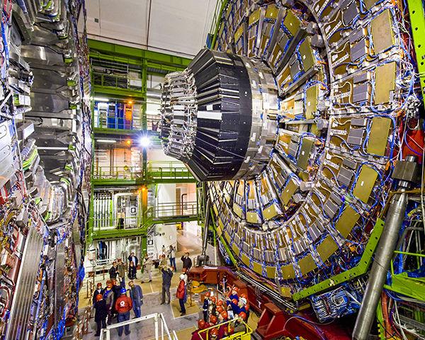PROVIDED
The CMS detector is used to collect data on the particle collisions that happen inside the accelerator. 