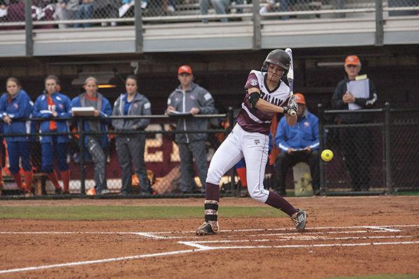 Floyd — THE BATTALION
A&M softball returns to its winning ways with run rule victory