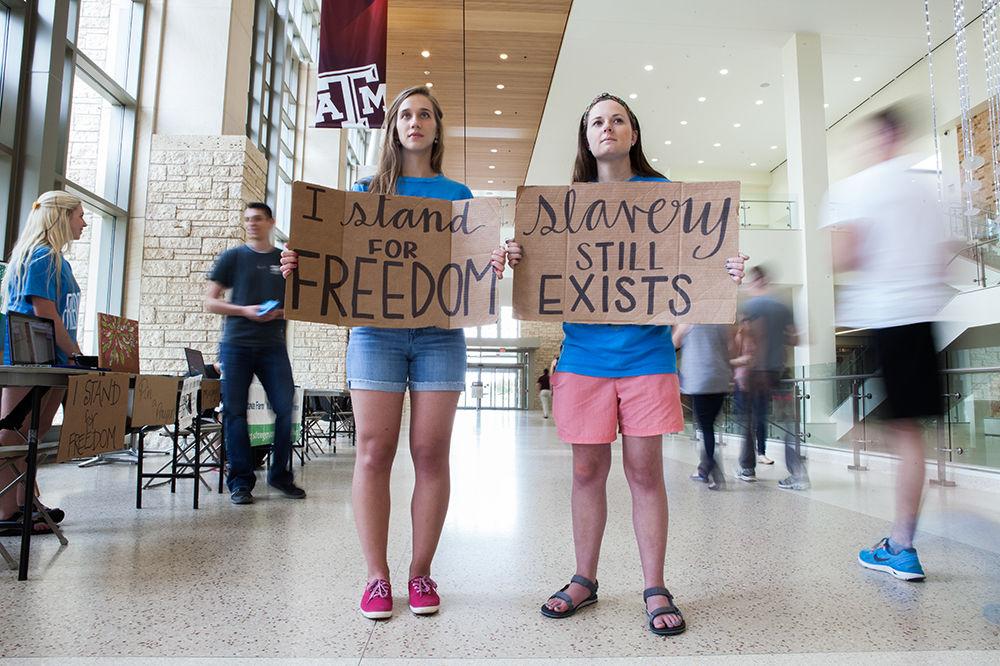 Enslaved, but not forgotten: students hold 24 hour stand against slavery