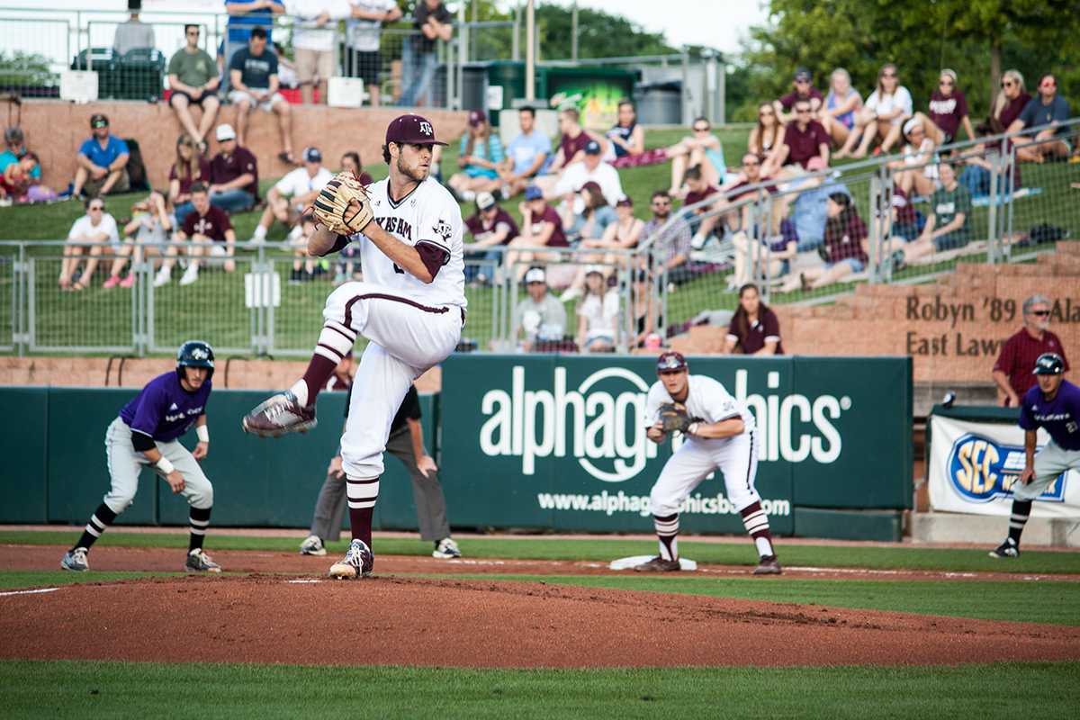 Allemand and Taylor keeps Aggies perfect in weekday games with 3-2 victory