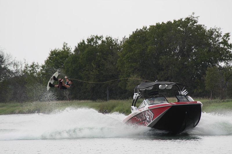 Wakeboarding team trains no matter the season