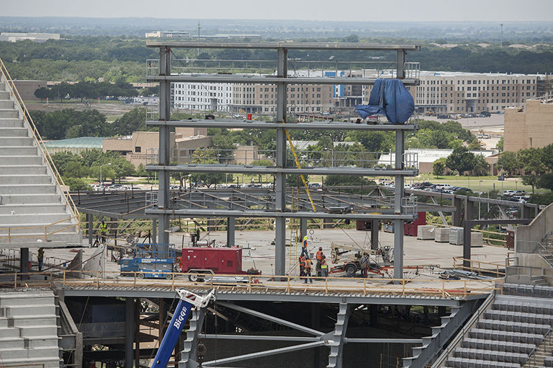 Kyle+field+construction+is+on+schedule+for+home+opener