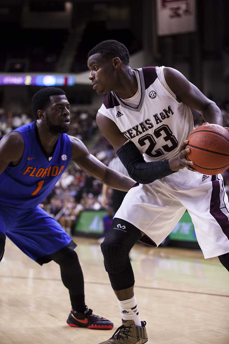 <p>Danuel House in action at Reed Arena facing the Florida Gators. </p>