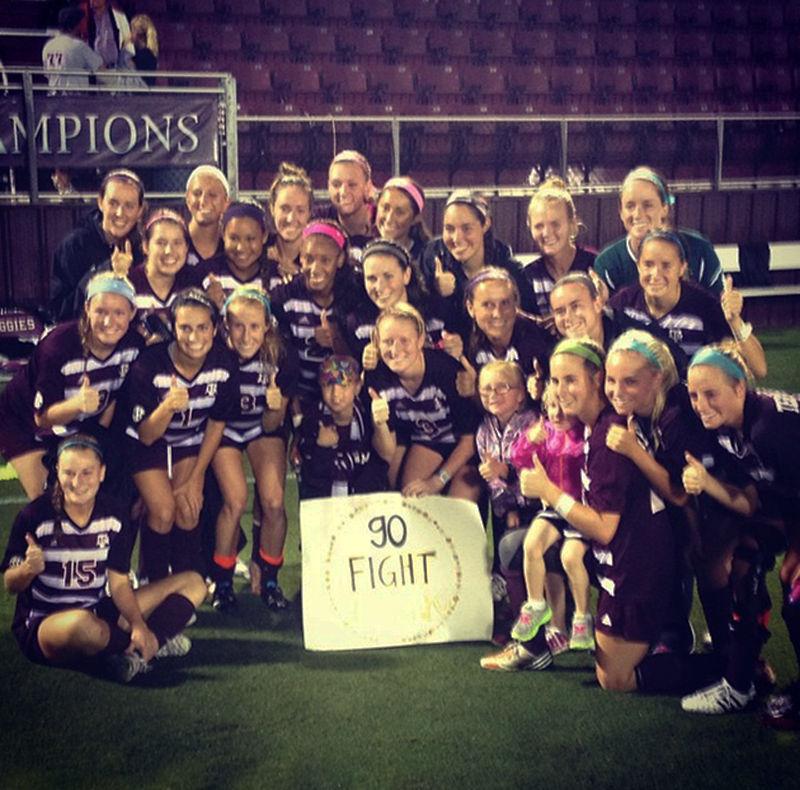 Inspirational+9+year+old+honored+by+Aggie+soccer+team+succumbs+to+cancer