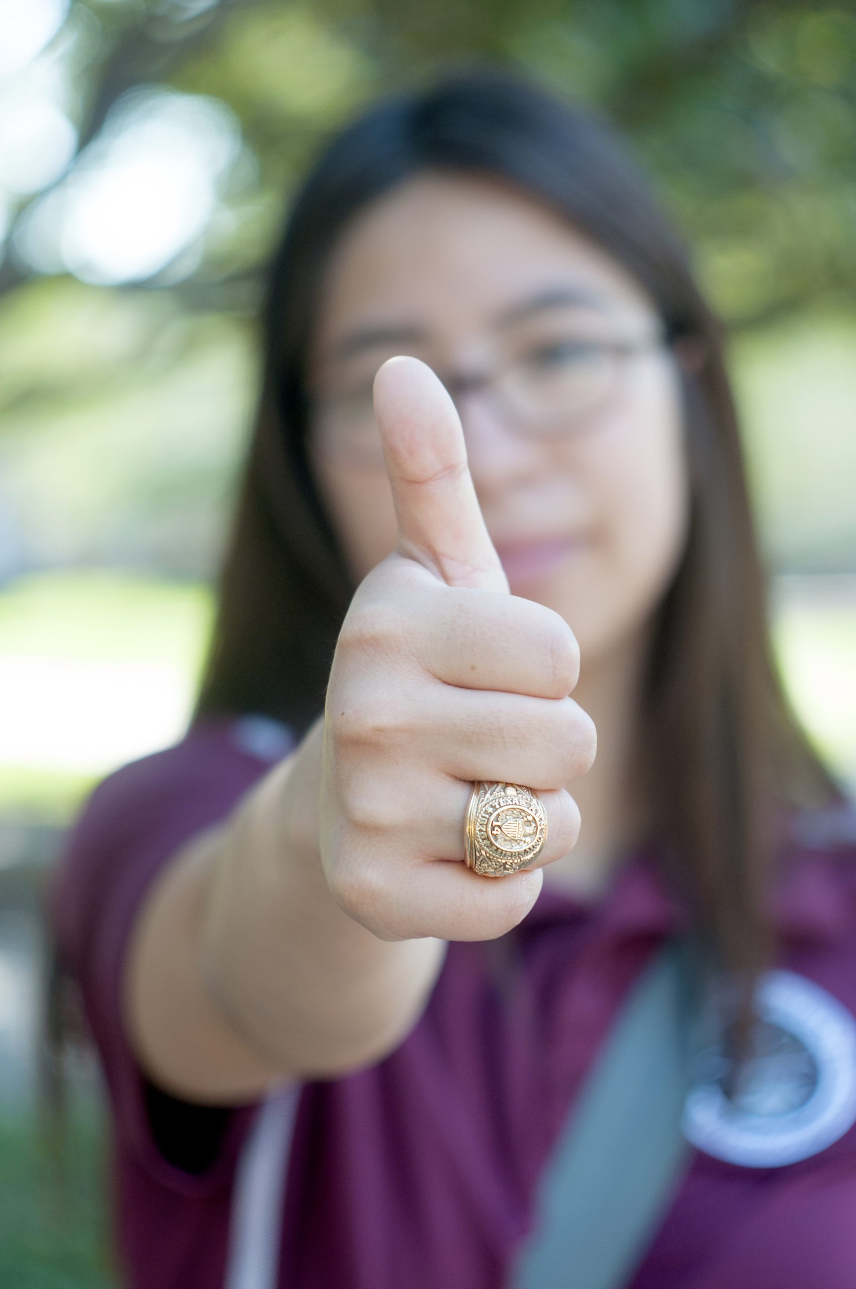 Patricia Suzuki - Men's Aggie Ring