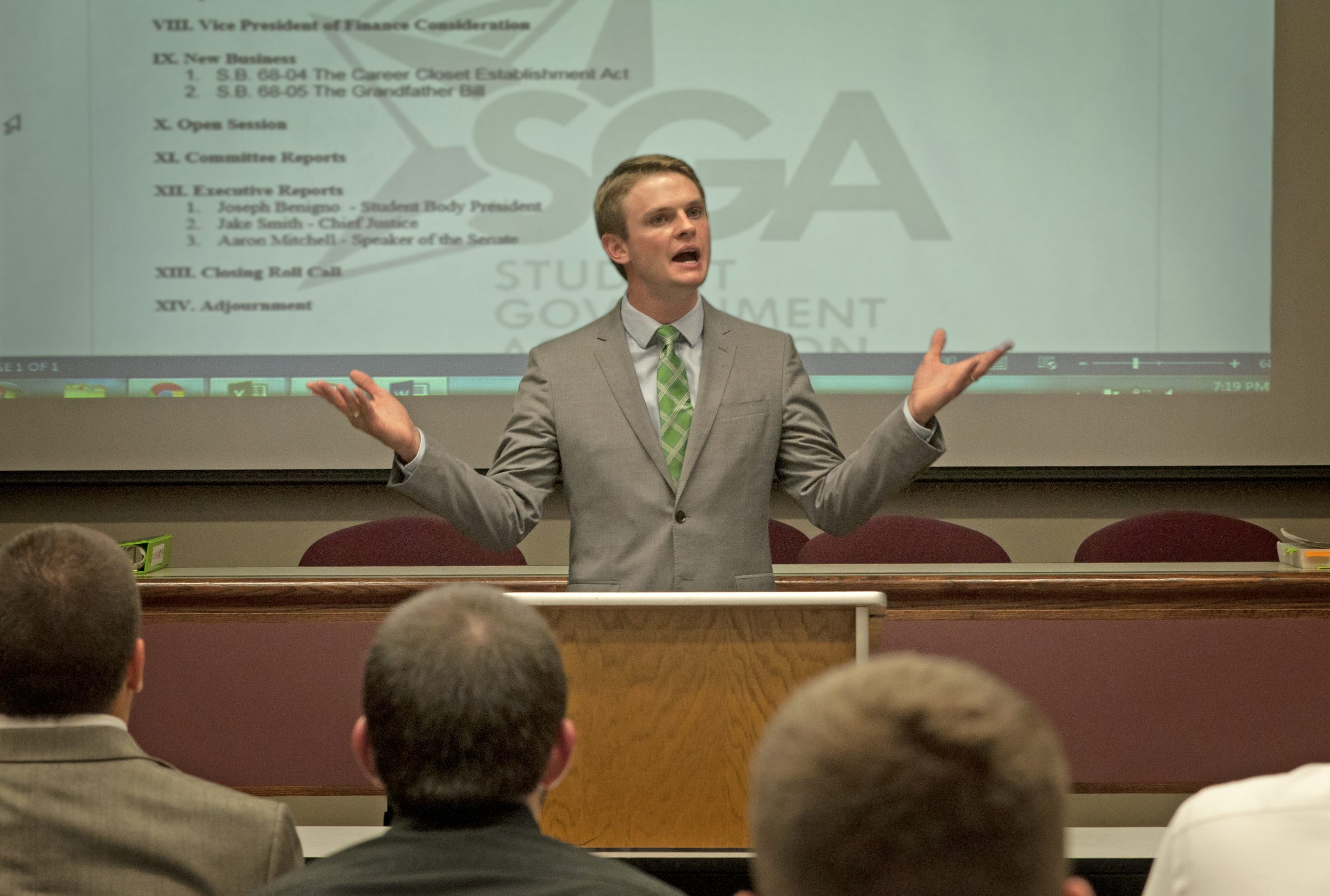 SGA Meeting - Jess Fields - Career Closet