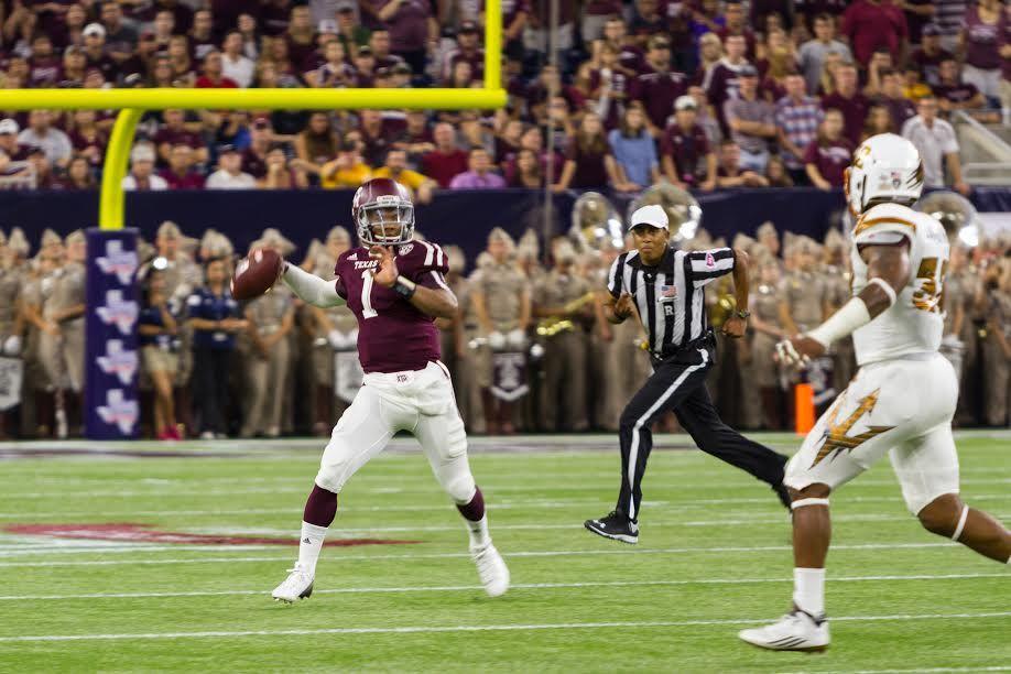 Kyler Murray took his first snap in an A&M uniform against Arizona State. 