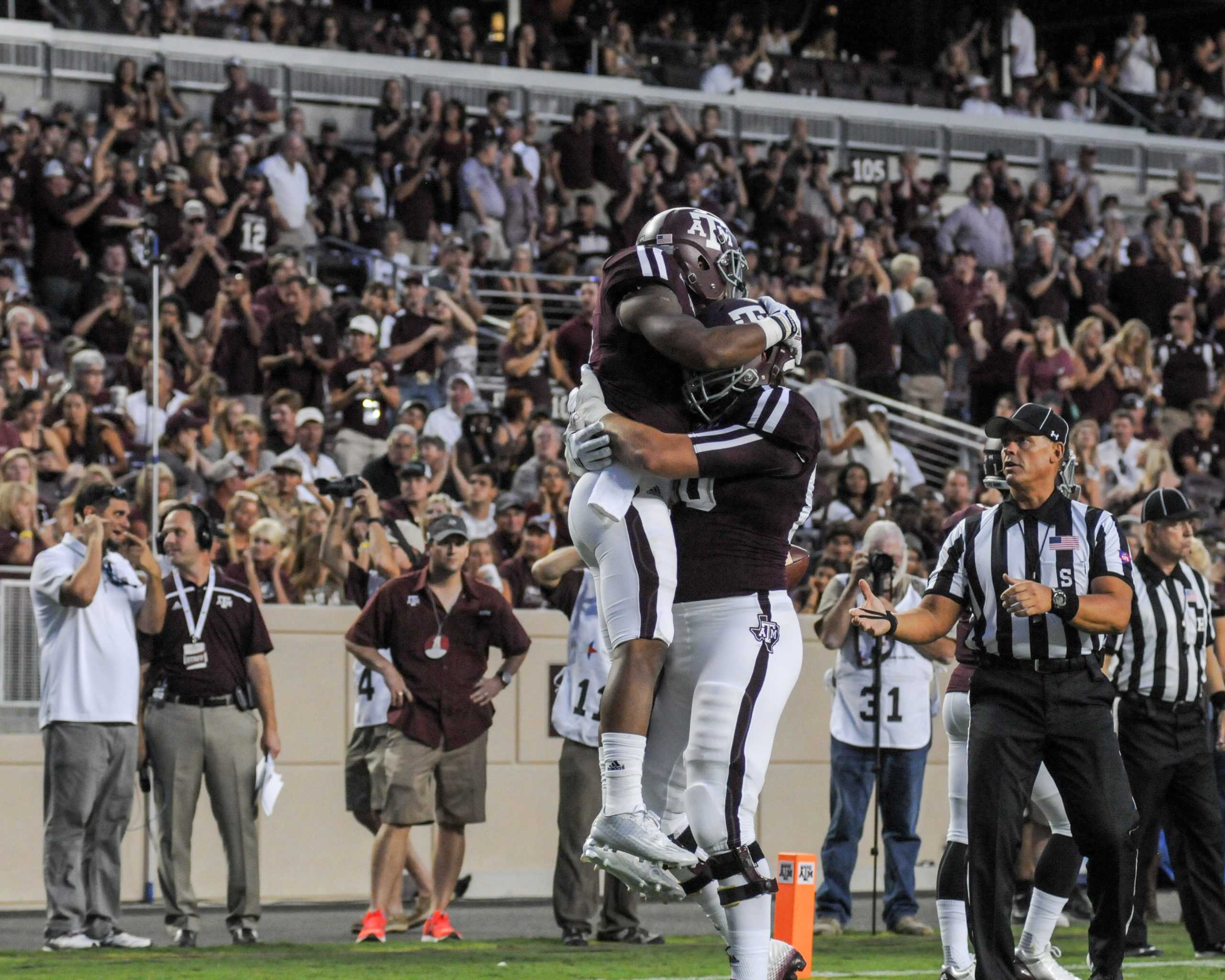 Explosive first half guides A&M to 56-23 win over Ball State