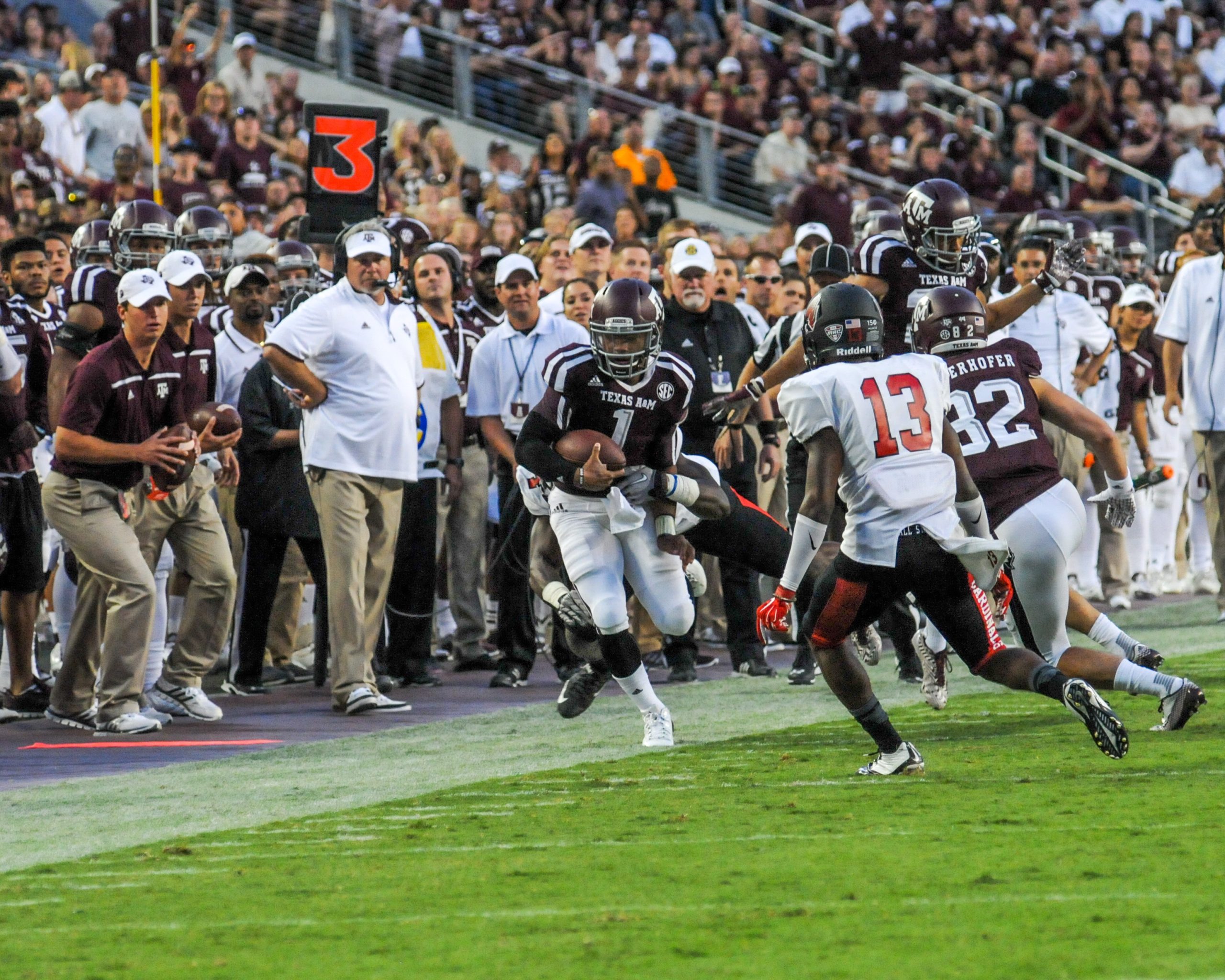 A&M vs Ball State 56-23