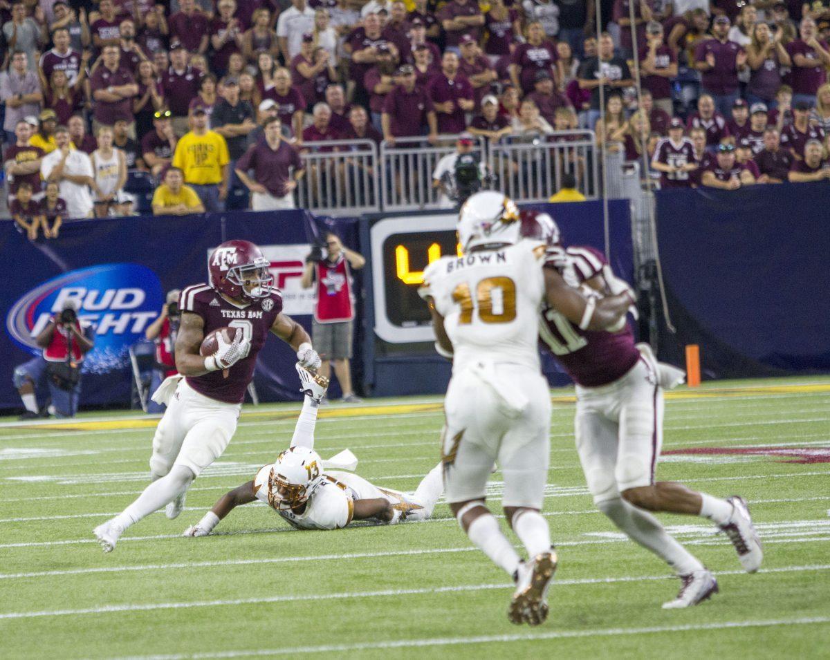 Christian Kirk has 130 yards receiving on three receptions at the half. 