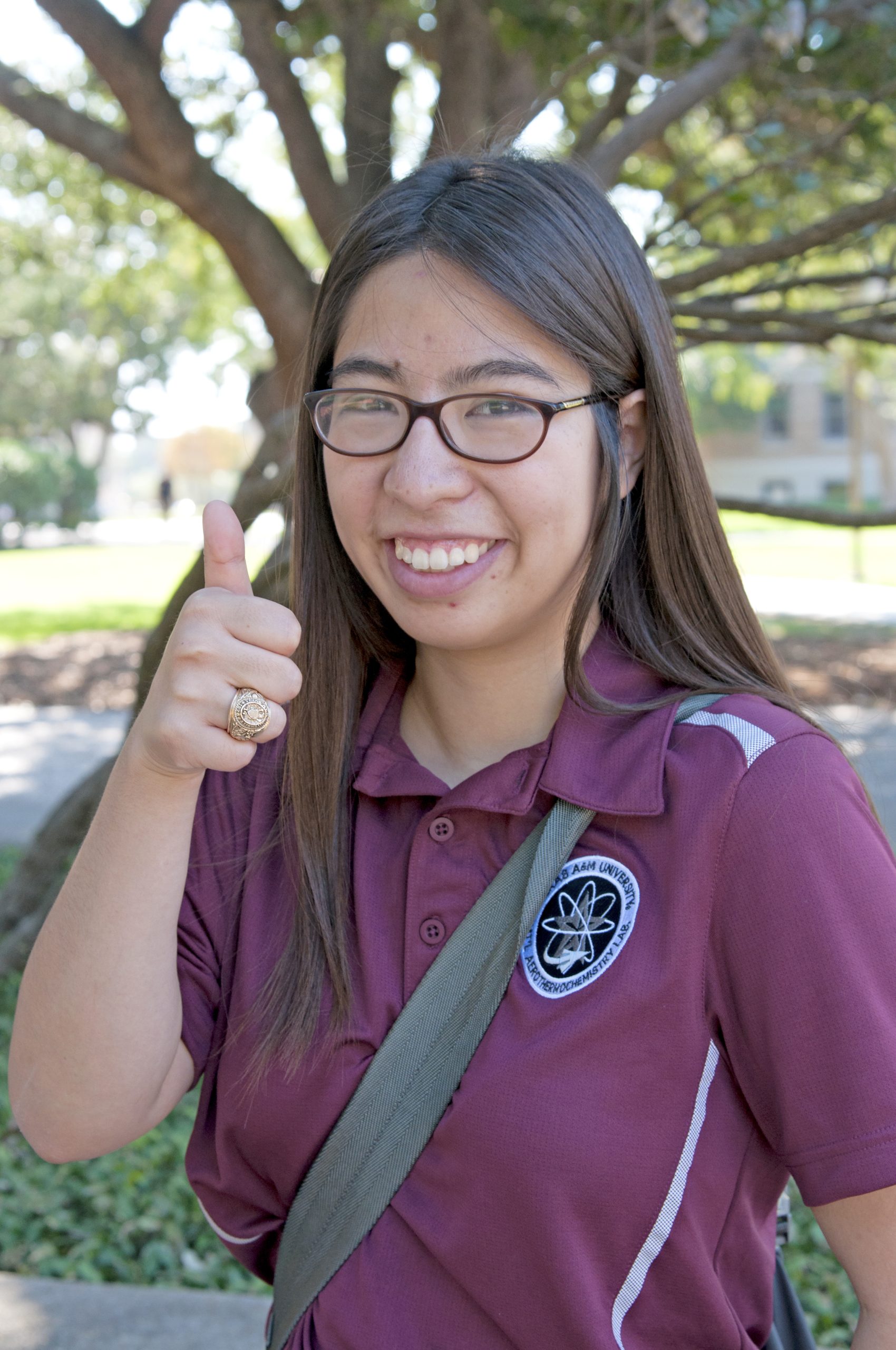 Patricia Suzuki - Men's Aggie Ring