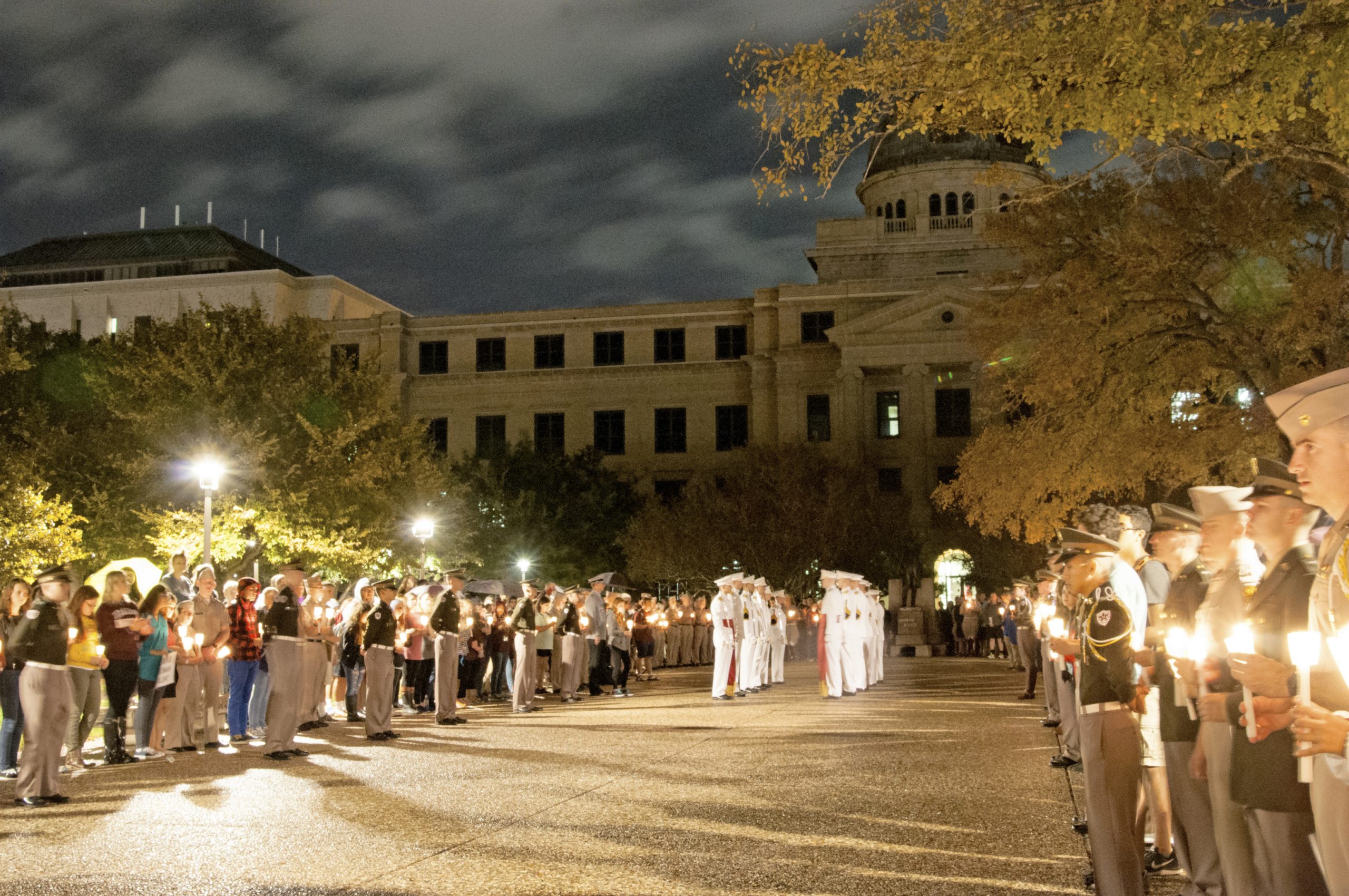 Texas A&M vigil for Paris