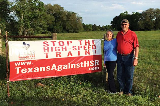 Texas high speed rail meets opposition from land owners