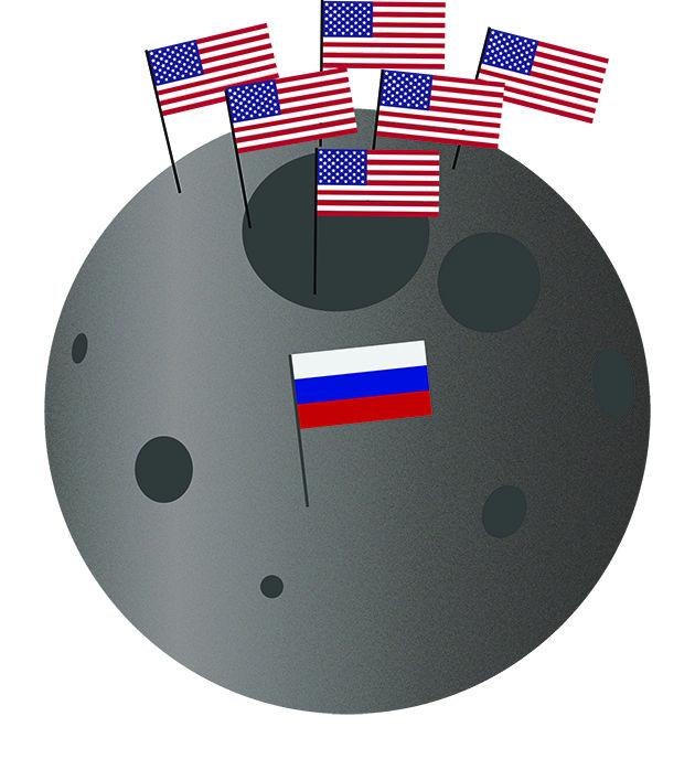 Russians on the moon