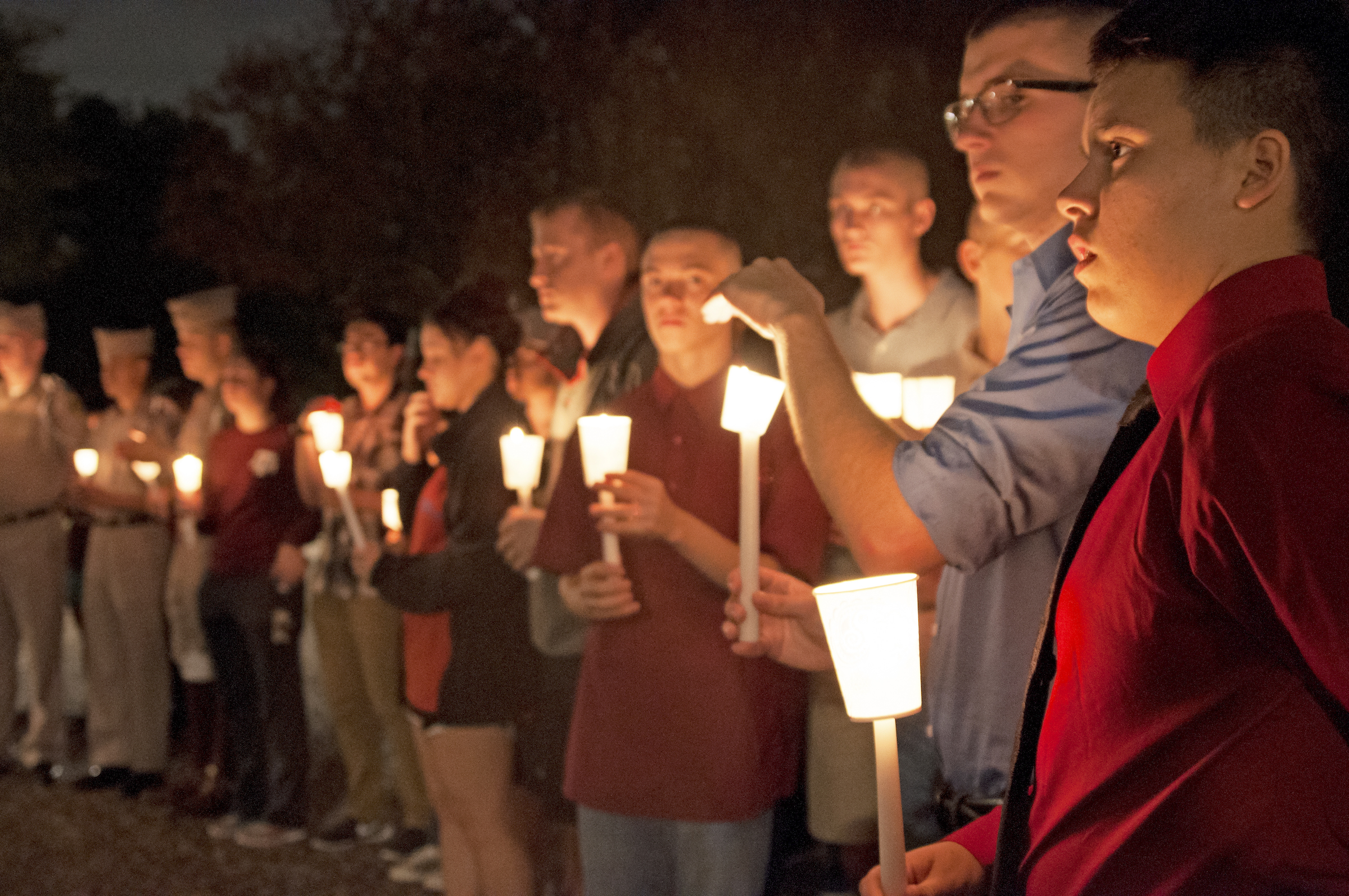 Texas A&M vigil for Paris