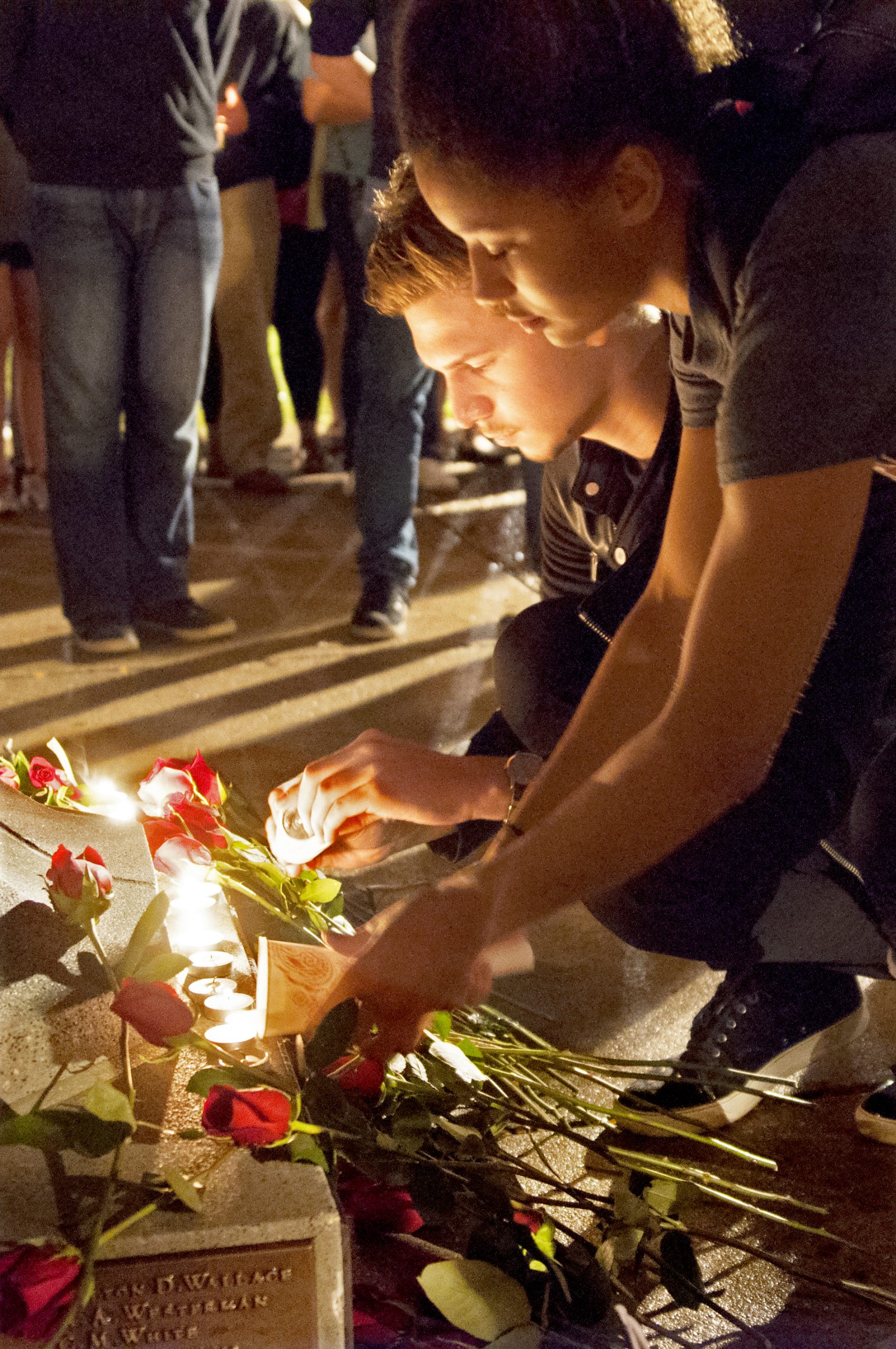 Texas A&M vigil for Paris