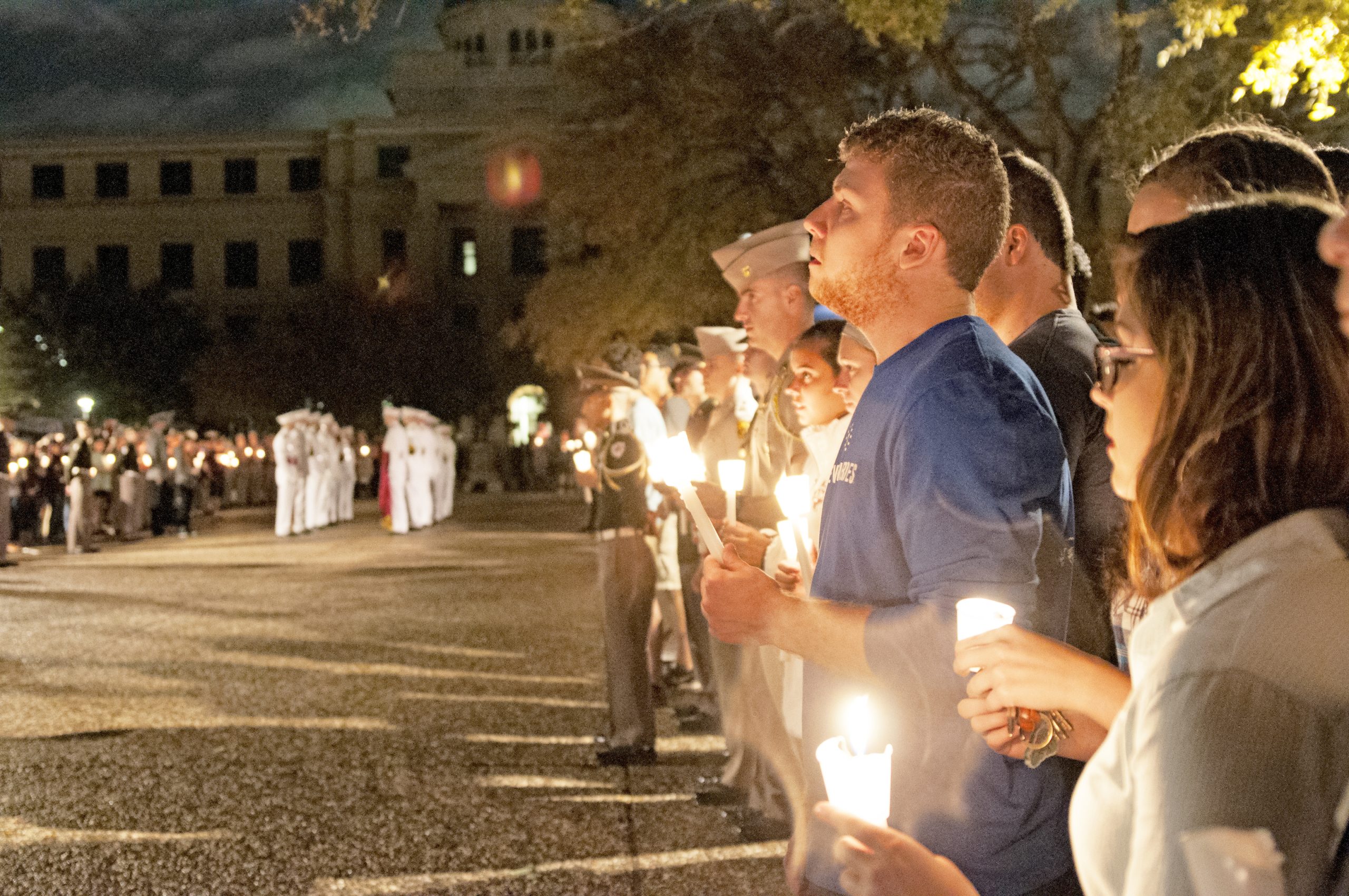 Texas A&M vigil for Paris