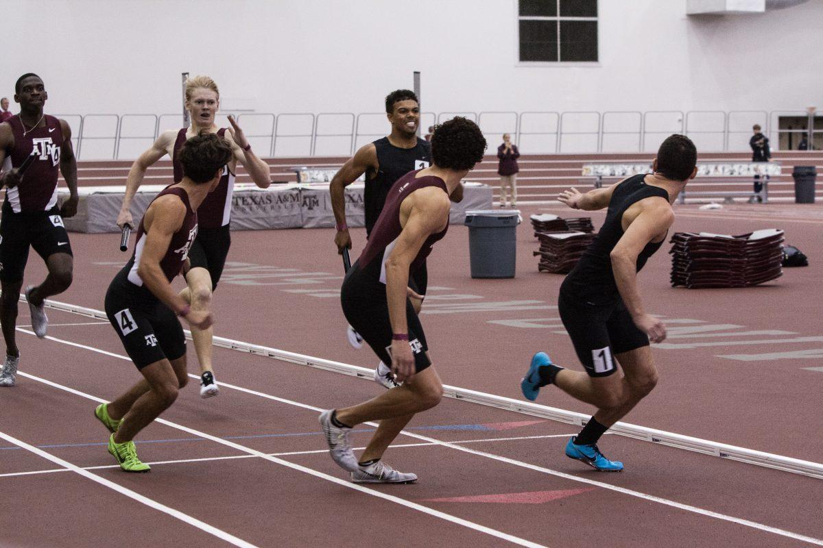 Texas A&M finished 2nd in the Mens 4x400m Relay on Saturday December 12.