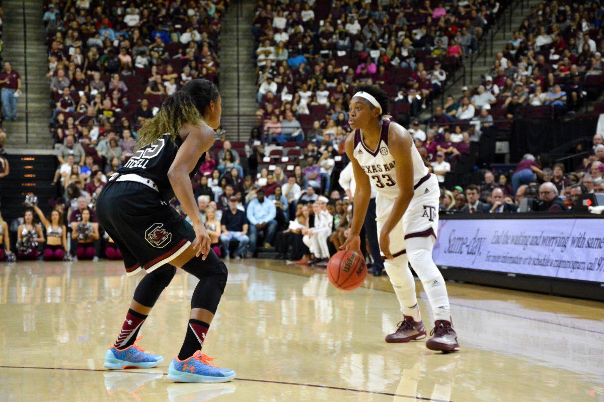 Courtney Walker had 23 points and 7 rebounds against South Carolina, both of which led the team.