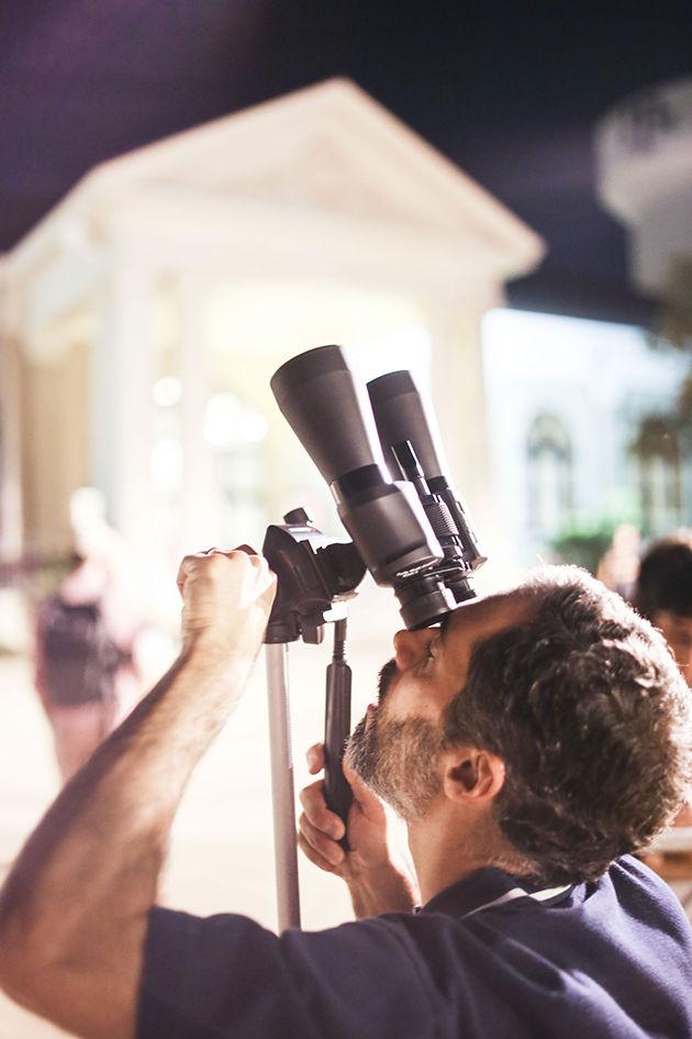 The Mitchell Institute’s star parties are held throughout the semester on campus to give students a glimpse of the cosmos.
