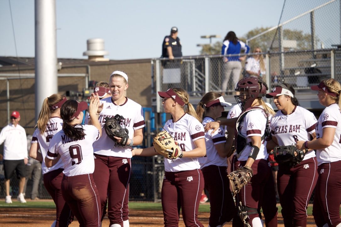 A%26M+Softball+vs+Indiana