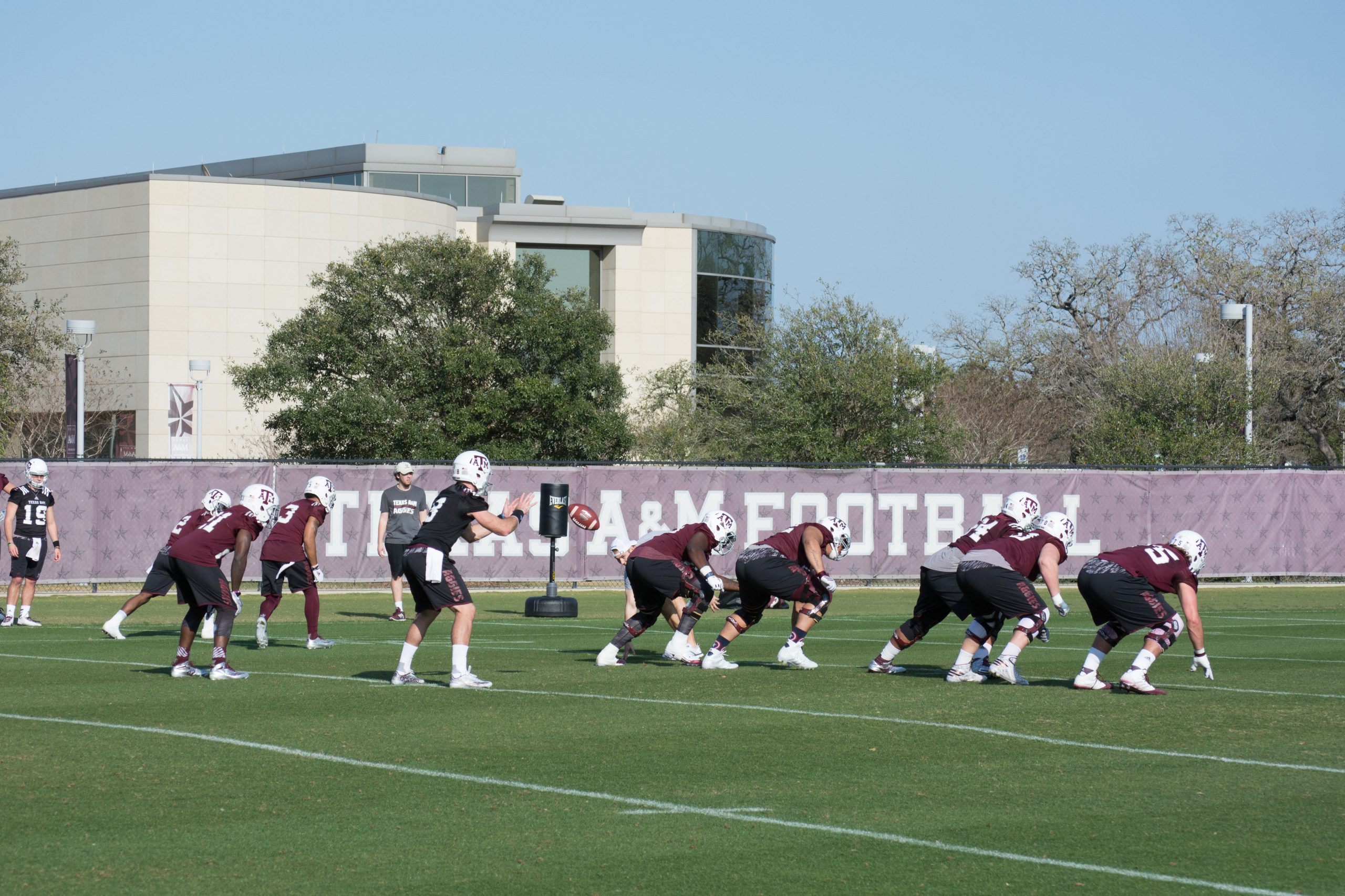 Slideshow from Day 2 of Aggie Spring Football