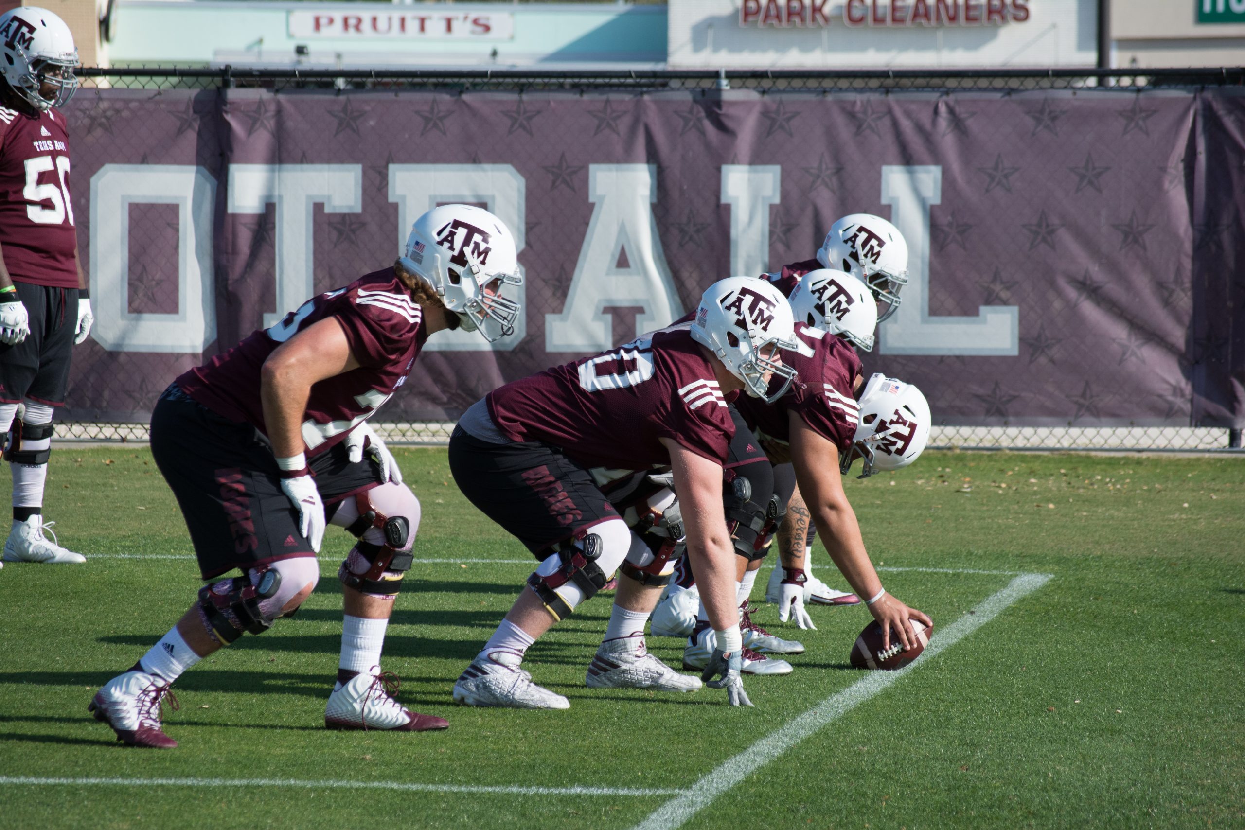 Slideshow from Day 2 of Aggie Spring Football