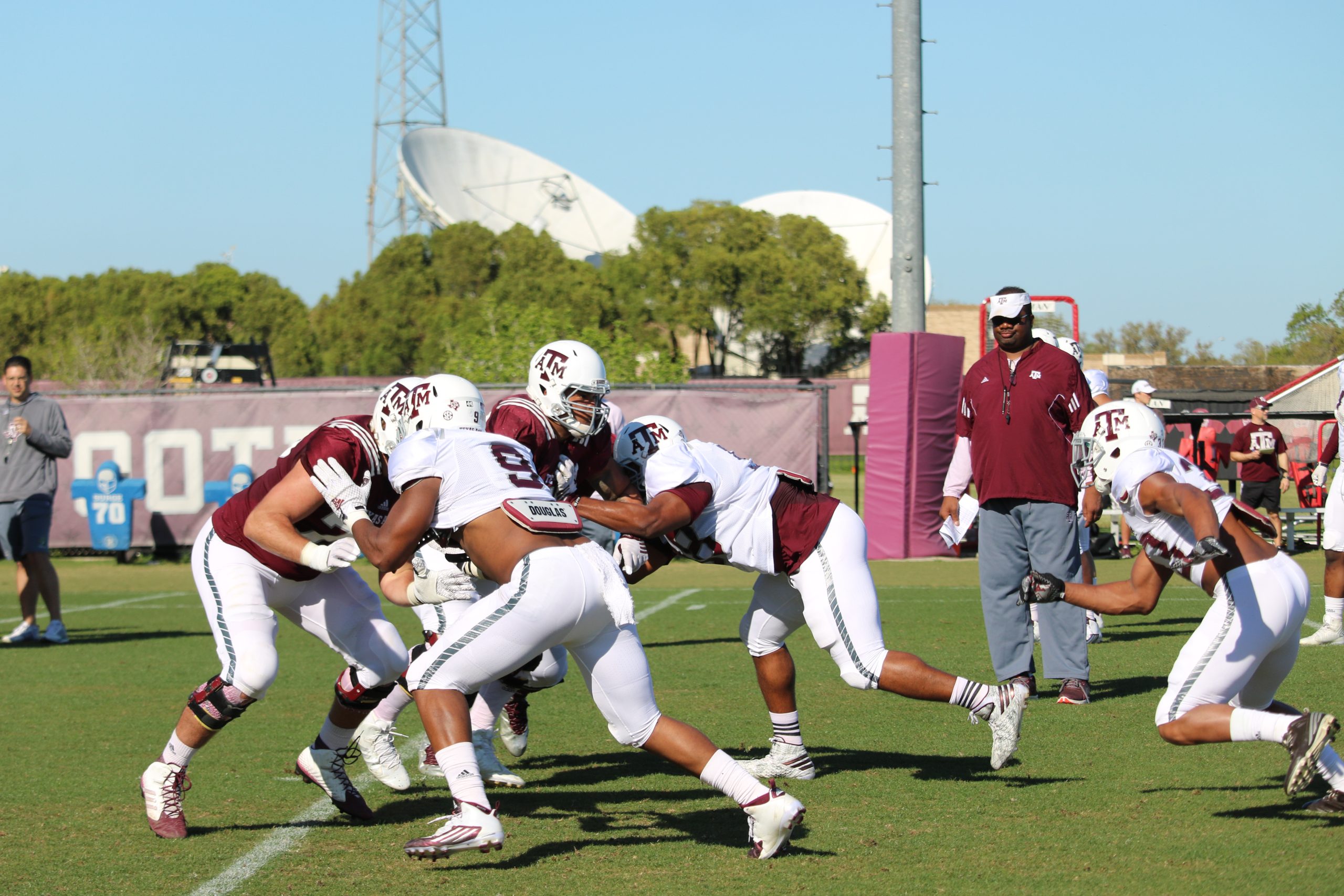 0328 Football Spring Practice