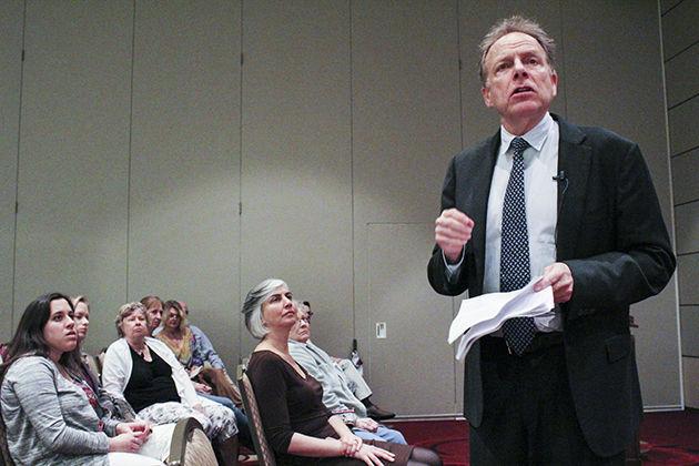 Dr. James Shapiro&#8217;s Wednesday lecture, &#8220;Shakespeare, Equivocation, and 1606,&#8221; drew upon research related to Shapiro&#8217;s most recent book, The Year of Lear: Shakespeare in 1606.