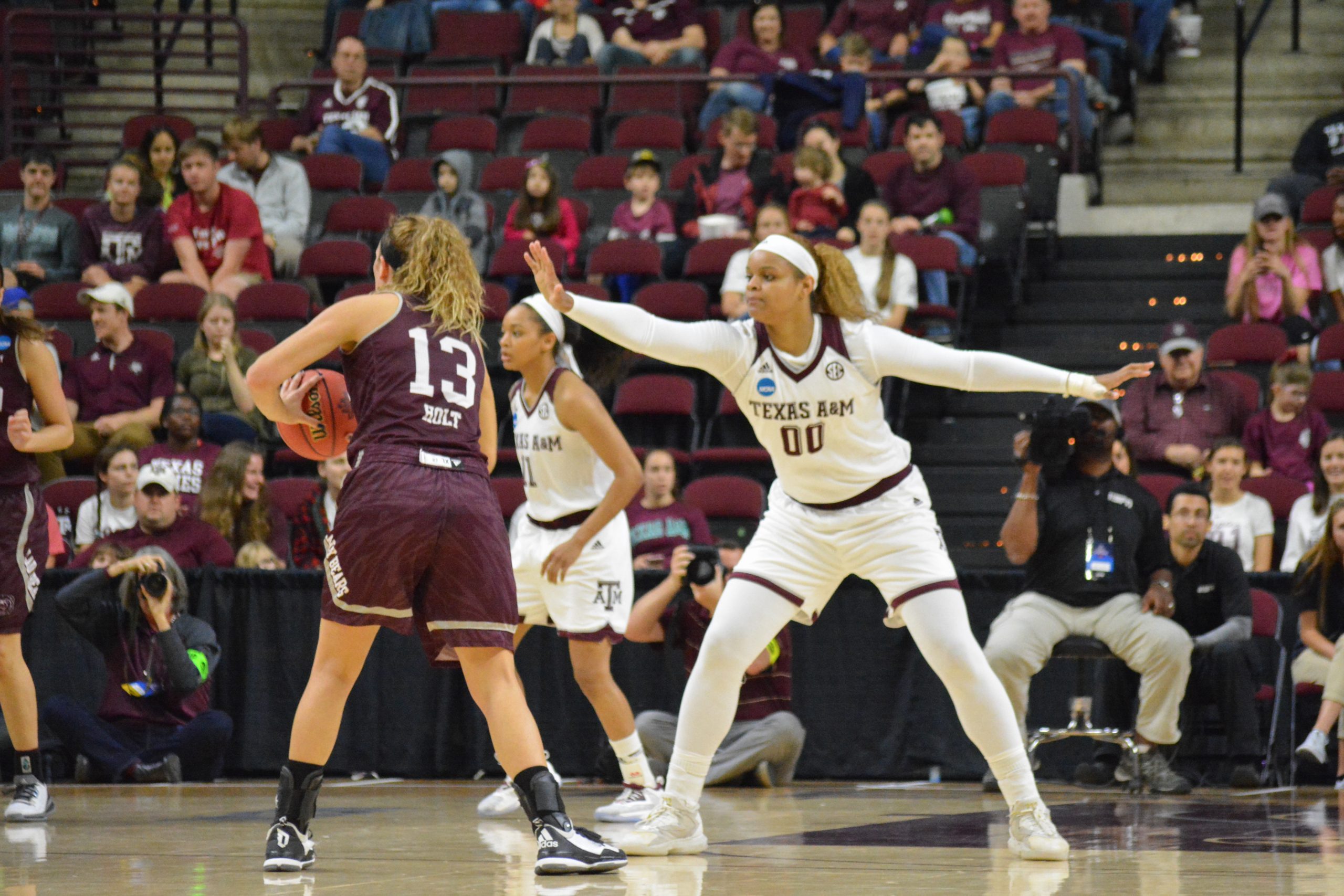 Aggies+beat+Missouri+State+in+1st+Round+of+Tourney