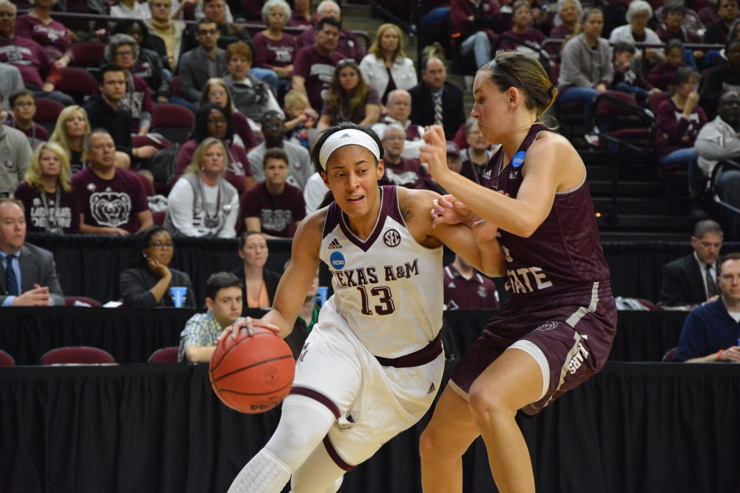 Aggies+beat+Missouri+State+in+1st+Round+of+Tourney