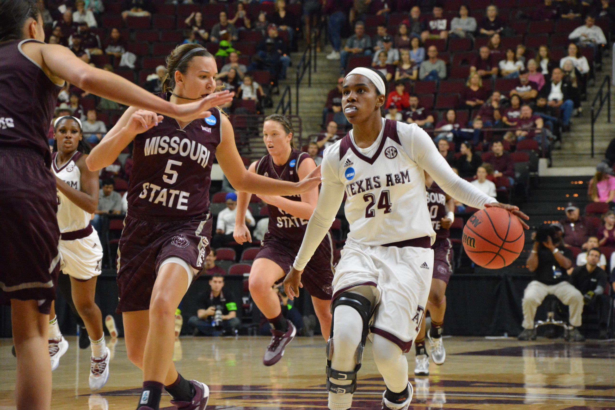 Aggies beat Missouri State in 1st Round of Tourney