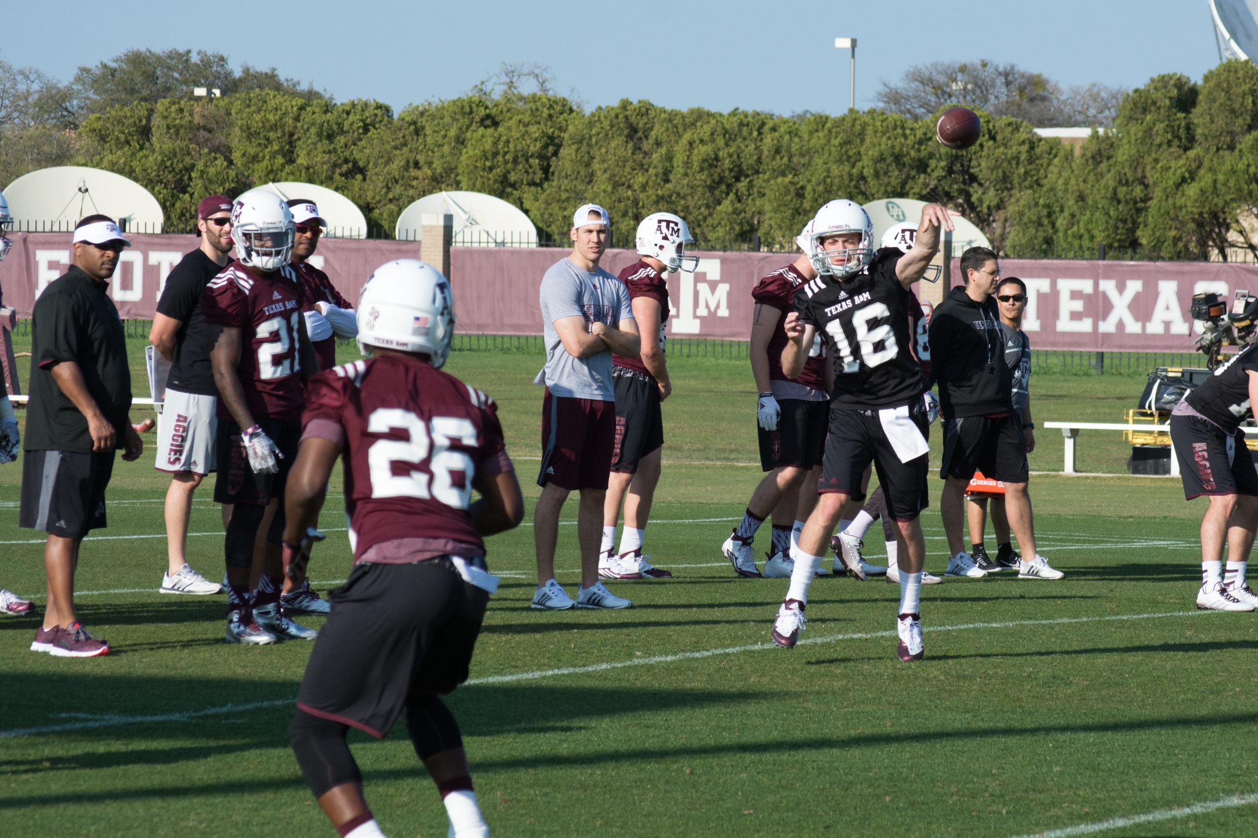 Slideshow from Day 2 of Aggie Spring Football