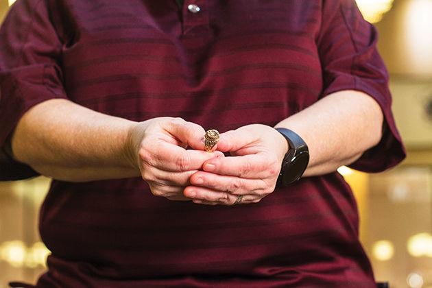 Volunteers join students and family members during both the fall and spring to celebrate Ring Day.