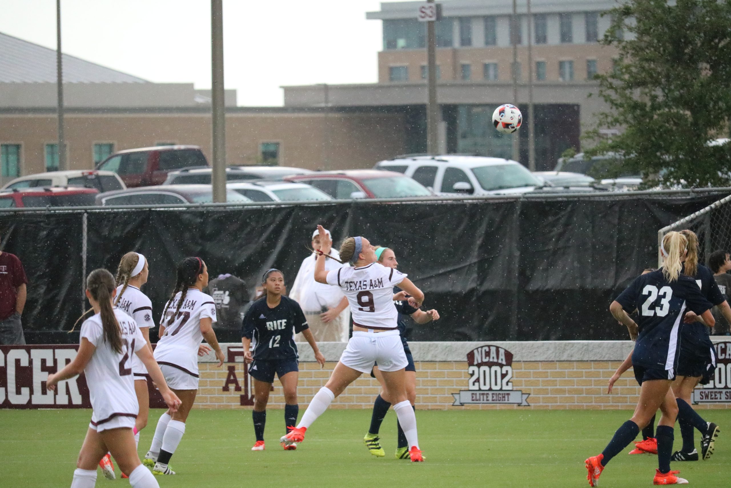 TAMU+Soccer+vs.+Rice+8.21.16