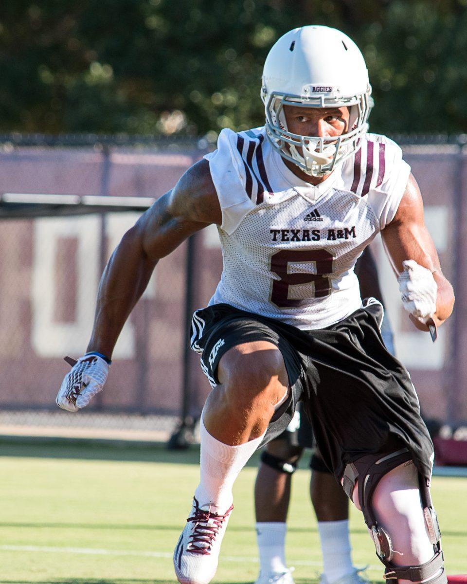 Justin Dunning (DB #8) tuning in his footwork.