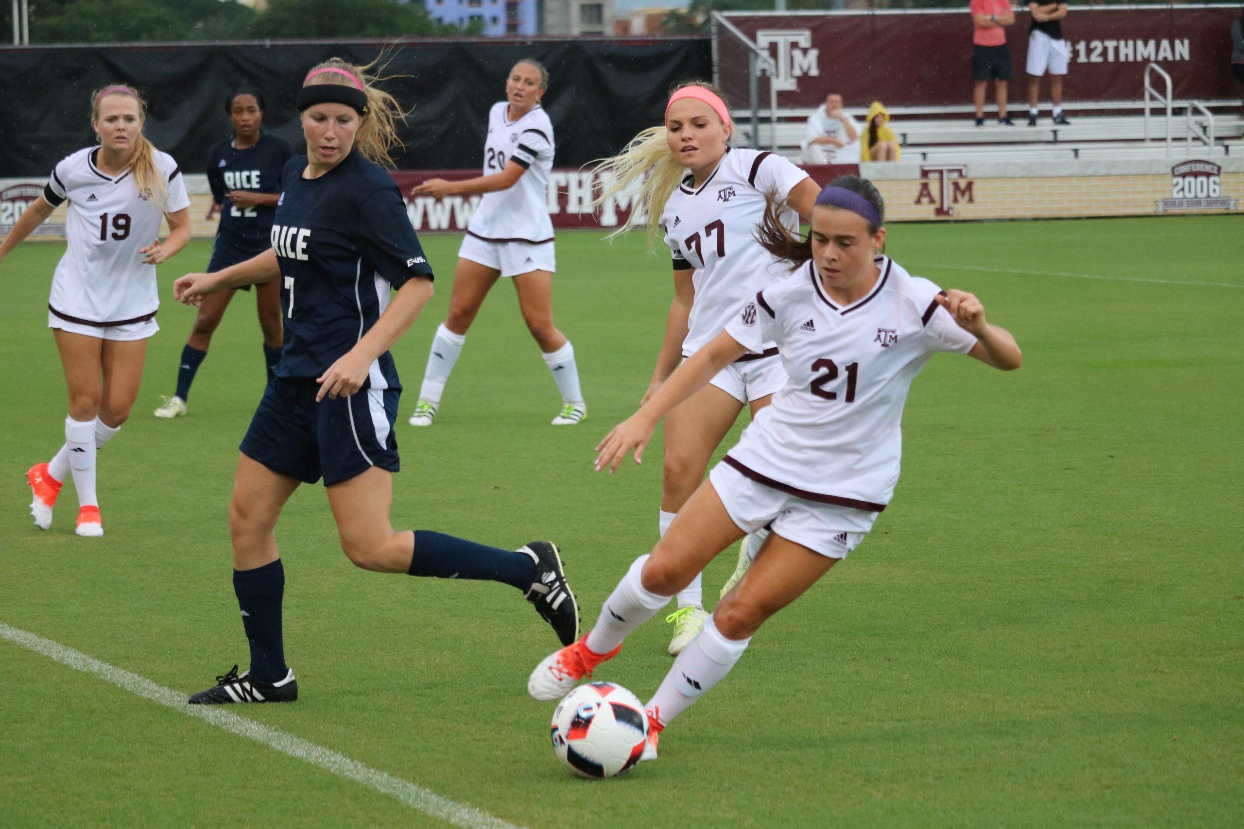 TAMU+Soccer+vs.+Rice+8.21.16