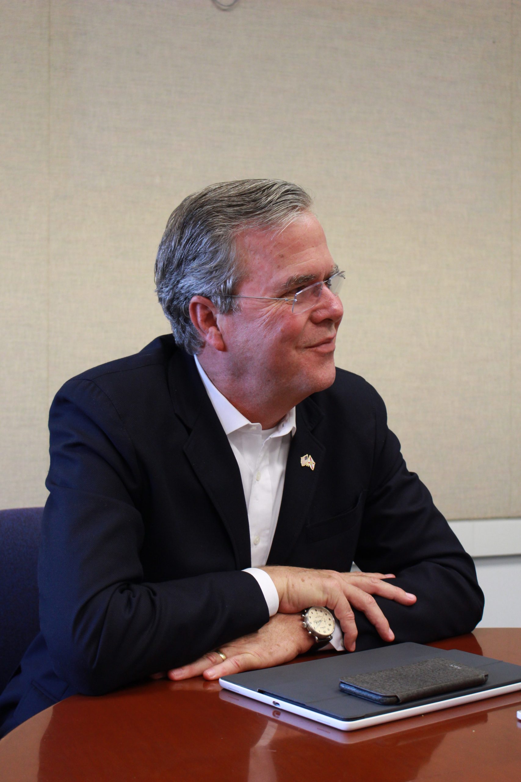 Jeb+Bush+at+Bush+School